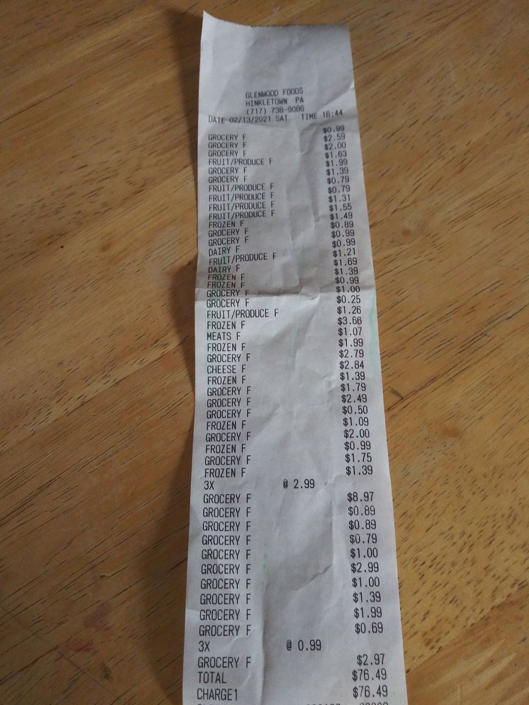 GLENWOOD FOODS Updated September 2024 1614 Division Hwy, Ephrata