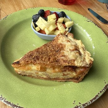 La Grignote - Quiche Lorraine with side of fruit - Bakeries Near Me - Key West, Florida La Grignote - Quiche Lorraine with side of fruit - Bakeries Near Me - Key West, Florida