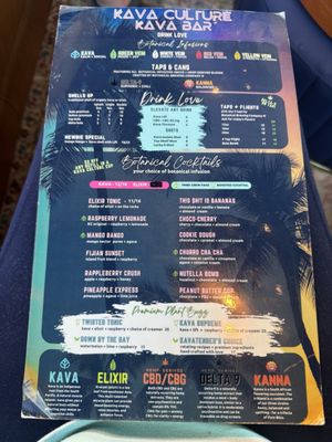 Menu photo 2 Kava Culture Kava Bar Frisco, TX Menu photo 2 Kava Culture Kava Bar Frisco, TX