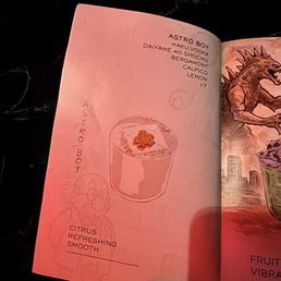 Menu for Astro boy Menu for Astro boy