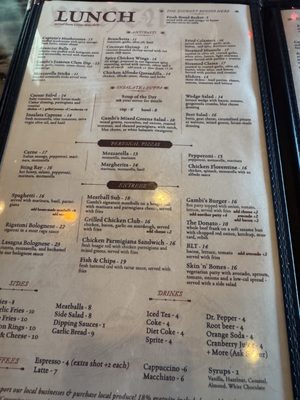 Menu photo 1 Gambi's Sparks, NV Menu photo 1 Gambi's Sparks, NV
