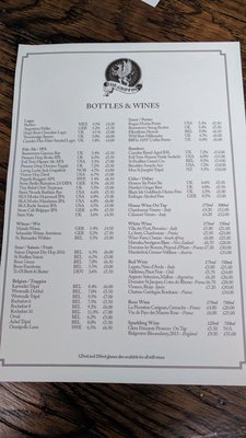 Menu photo 4 The Griffin London, XGL Menu photo 4 The Griffin London, XGL