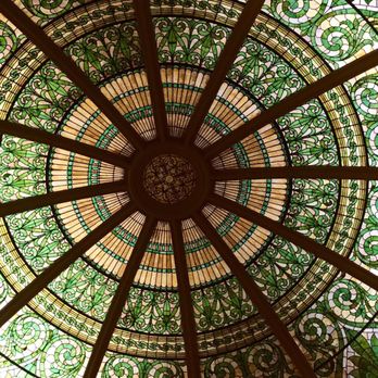 Capitol Building - Stained glass in the Supreme Court - Landmarks & Historical Buildings Near Me - Harrisburg, Pennsylvania