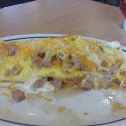 Ham and Cheese Omelet infused with a cheese sauce :( Ham and Cheese Omelet infused with a cheese sauce :(