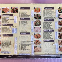 Ho Ho China Restaurant - Menu as of March 2023