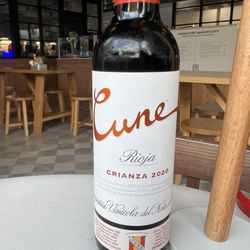 Crianza wine (serves 2 glasses)