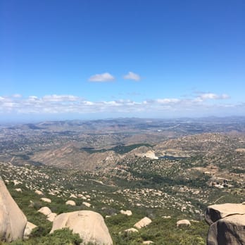 Mount Woodson Trail - View from the top - Hiking Near Me - Poway, California