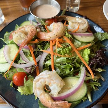 The Periodic Table - Garden salad with grilled shrimp - Bars Near Me - Columbia, Maryland