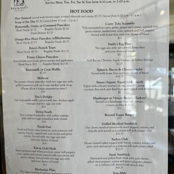Rick & Ann's Restaurant - Menu - May 2022 - Breakfast & Brunch Near Me - Berkeley, California Rick & Ann's Restaurant - Menu - May 2022 - Breakfast & Brunch Near Me - Berkeley, California
