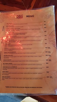Menu photo 4 Public House TJ Tijuana, BCN Menu photo 4 Public House TJ Tijuana, BCN