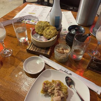 Pubbelly Sushi - Excellent Tostones with Ceviche. Tostones done beautifully - Sushi Bars Near Me - Kendall, Florida