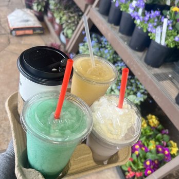 Boring Bean - 1 large hot chai 2 blended rebels  1 Italian creme soda - Coffee & Tea Near Me - Boring, Oregon
