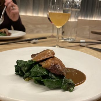 Tomo - 4th course squab, arrived lukewarm, nearly cold - New American Near Me - Seattle, Washington Tomo - 4th course squab, arrived lukewarm, nearly cold - New American Near Me - Seattle, Washington