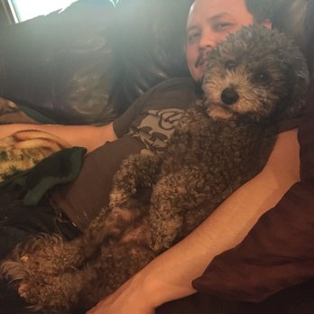 Pawadise Grooming - Xena chilling with dad before the spa. - Pet Groomers Near Me - San Diego, California Pawadise Grooming - Xena chilling with dad before the spa. - Pet Groomers Near Me - San Diego, California
