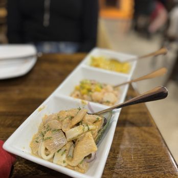 Inka's Restaurant - Trio de Ceviche - Peruvian Near Me - San Jose, California Inka's Restaurant - Trio de Ceviche - Peruvian Near Me - San Jose, California