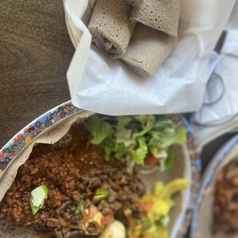 Selam Restaurant and Cafe - Beef Tibs - Ethiopian Near Me - San Jose, California