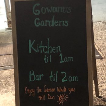 Gowanus Gardens - Too late for me nowadays ......zzzzzzzzz - Cocktail Bars Near Me - Brooklyn, New York