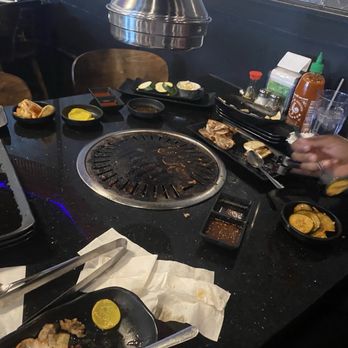 Let's Go BBQ - Sticky crusty grill after cooking on it :) - Barbeque Near Me - Independence, Missouri