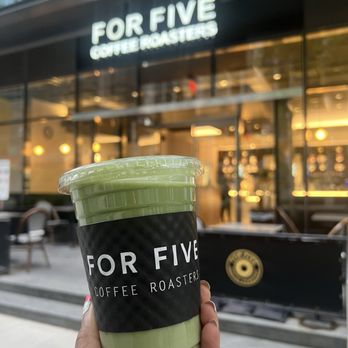 For Five Coffee Roasters - Iced lavender macadamia matcha latte - Coffee & Tea Near Me - Washington, DC, District of Columbia For Five Coffee Roasters - Iced lavender macadamia matcha latte - Coffee & Tea Near Me - Washington, DC, District of Columbia