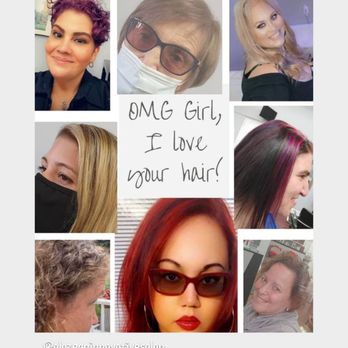 Glaze An Innovative Salon - Celebrating Us!  Some of my #GLAZEGIRLS - Hair Salons Near Me - Hamden, Connecticut