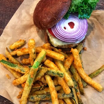 Moxie Burger - The Entrepreneur Sandwich (Turkey) with Zucchini Fries - Burgers Near Me - Marietta, Georgia