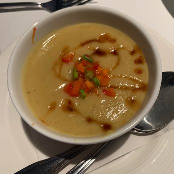 The Blue Bicycle - Mushroom soup -so good - French Near Me - Dawsonville, Georgia