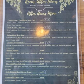 Junction Remix Five Eighty - Dinner menu - Breakfast & Brunch Near Me - Lawton, Oklahoma