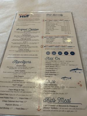 Menu photo 4 Crab Hut San Diego, CA