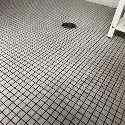 Gleason Family YMCA - Floors covered in dirt/grime
