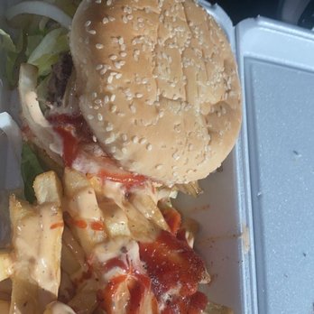 $5 Fresh Burger Stop -  a container of fries - Food Stands Near Me - Philadelphia, Pennsylvania