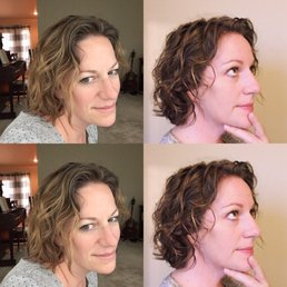 Before & after cut with Sharon Before & after cut with Sharon