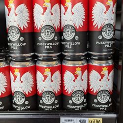 Wegmans - It's Dyngus Day. I haven't tried this beer from the local brewery. Maybe it's good? There's also Żywiec and Tyskie available. Na zdrowie!