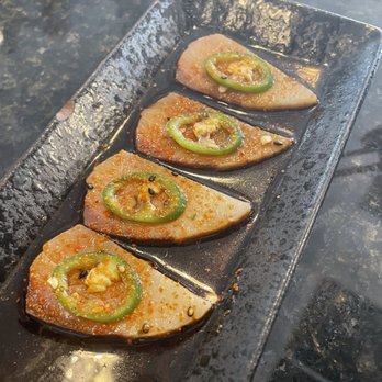 9 Thai Sushi - Hamachi Carpaccio! Yes. Order it - Sushi Bars Near Me - Estero, Florida 9 Thai Sushi - Hamachi Carpaccio! Yes. Order it - Sushi Bars Near Me - Estero, Florida