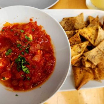 Saffron De Twah - Tomato Goat Cheese Dip - Moroccan Near Me - Detroit, Michigan Saffron De Twah - Tomato Goat Cheese Dip - Moroccan Near Me - Detroit, Michigan
