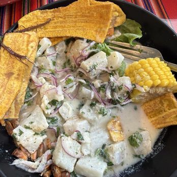 La Casita Peruvian Restaurant - ceviche (marinated fish salad in lime) - Peruvian Near Me - Richmond Hill, Georgia La Casita Peruvian Restaurant - ceviche (marinated fish salad in lime) - Peruvian Near Me - Richmond Hill, Georgia
