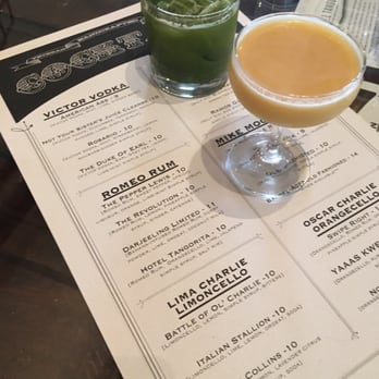Hotel Tango - Not Your Sister's Juice Cleanse and Darjeeling Limited - Cocktail Bars Near Me - Indianapolis, Indiana