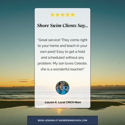 Shore Swim School - We're now accepting new students for Summer 2024!