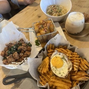 Hide Out Cafe - Popcorn Chicken, Waffle Fries, Dry Noodle, Cheddar Tater Tots - Cafes Near Me - Rowland Heights, California Hide Out Cafe - Popcorn Chicken, Waffle Fries, Dry Noodle, Cheddar Tater Tots - Cafes Near Me - Rowland Heights, California