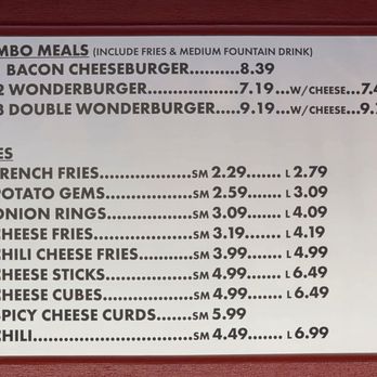 Wonder Whip - Menu Board #2 - Grand Opening 2025 - Hot Dogs Near Me - Owensboro, Kentucky