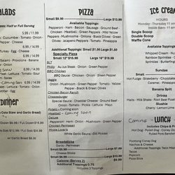 The Depot - Menu