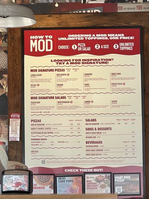 Menu photo 1 MOD Pizza Downey, CA Menu photo 1 MOD Pizza Downey, CA