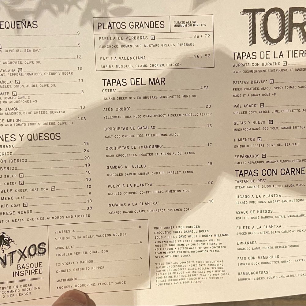 Menu Menu