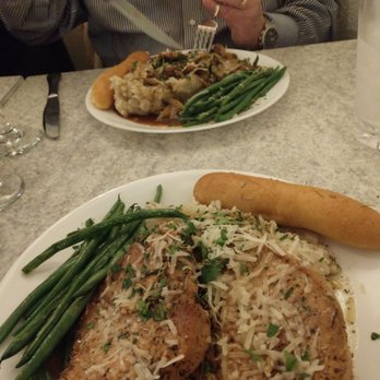 Cheri Ann's Trattoria - Pork chops, green beans and potatoes. Above is chicken marsala. - Italian Near Me - Broken Arrow, Oklahoma Cheri Ann's Trattoria - Pork chops, green beans and potatoes. Above is chicken marsala. - Italian Near Me - Broken Arrow, Oklahoma