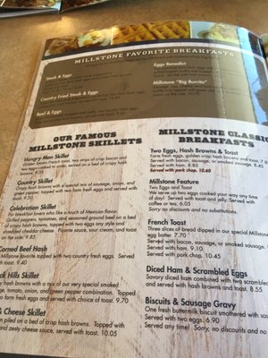 Menu photo 2 Millstone Family Restaurant Spearfish, SD Menu photo 2 Millstone Family Restaurant Spearfish, SD