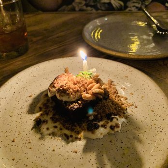 Campfire - Birthday surprise - New American Near Me - Carlsbad, California Campfire - Birthday surprise - New American Near Me - Carlsbad, California