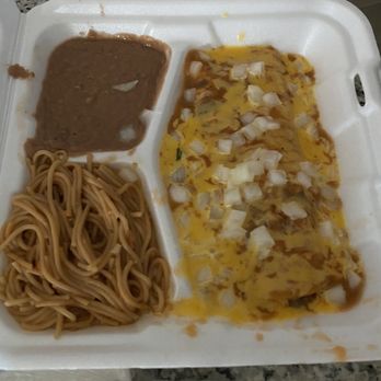 Garcia's Mexican Restaurant - Beef burrito, noodles, and beans - Mexican Near Me - Kyle, Texas Garcia's Mexican Restaurant - Beef burrito, noodles, and beans - Mexican Near Me - Kyle, Texas