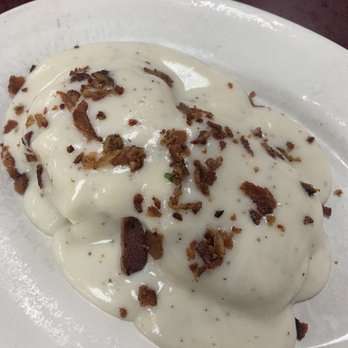 Paul's Country Kitchen - Biscuits and Gravy with bacon on top - American Near Me - Placentia, California Paul's Country Kitchen - Biscuits and Gravy with bacon on top - American Near Me - Placentia, California