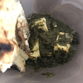 Cafe of India - Palak paneer with the naan - Indian Near Me - Washington, DC, District of Columbia