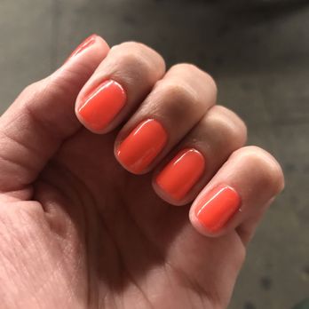 Cozy Boutique Nails & Spa - Neon orange nails for summer (G5) - Nail Salons Near Me - New York, New York Cozy Boutique Nails & Spa - Neon orange nails for summer (G5) - Nail Salons Near Me - New York, New York