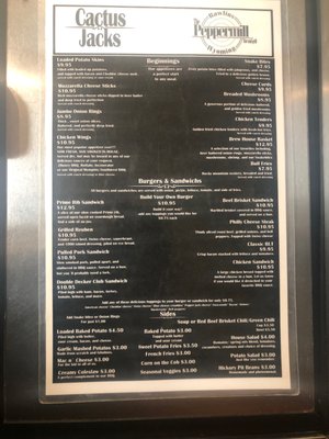 Menu photo 4 Cactus Jacks Rawlins, WY Menu photo 4 Cactus Jacks Rawlins, WY